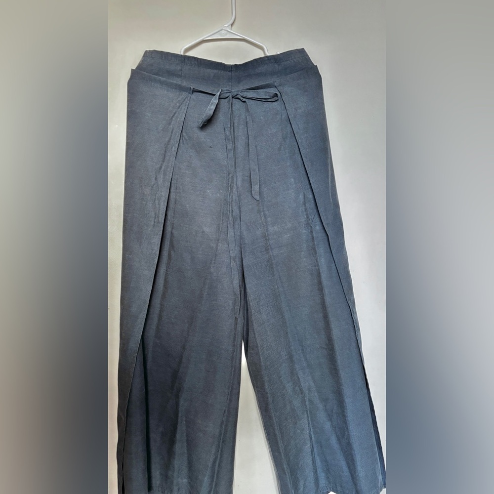Wide Leg Wrap-Around Pants